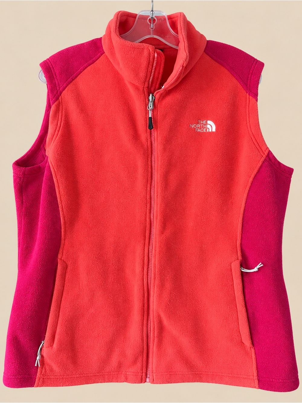 The North Face Cragmont Pink Fleece Vest Gorpcore Hiking Outdoor XL